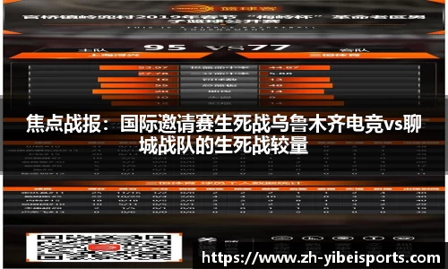 焦点战报:国际邀请赛生死战乌鲁木齐电竞vs聊城战队的生死战较量